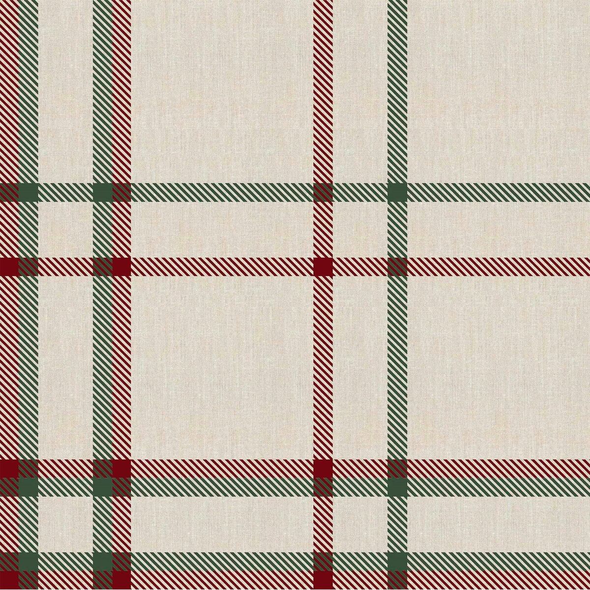 Toalha de Mesa Belum Christmas Branco Multicolor Ø 100 cm